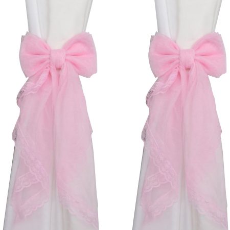 2 PCS Bowknot Curtain Tiebacks Curtain Tiebacks Outdoor Curtain Tiebacks for Bedrooms, Offices, Dining Rooms 16.93"×7.09"