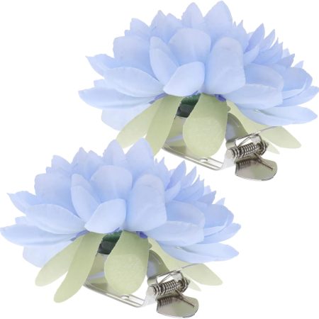 2pcs Curtain Clip Buckles - Plastic Curtain Flower Magnetic Flower Buckles